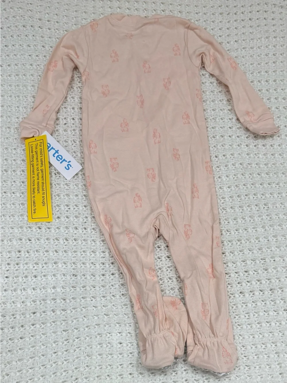 Carter’s Toddler Girl 1-Piece Owl Print 100% Snug Fit Cotton Footie Pajamas 18M